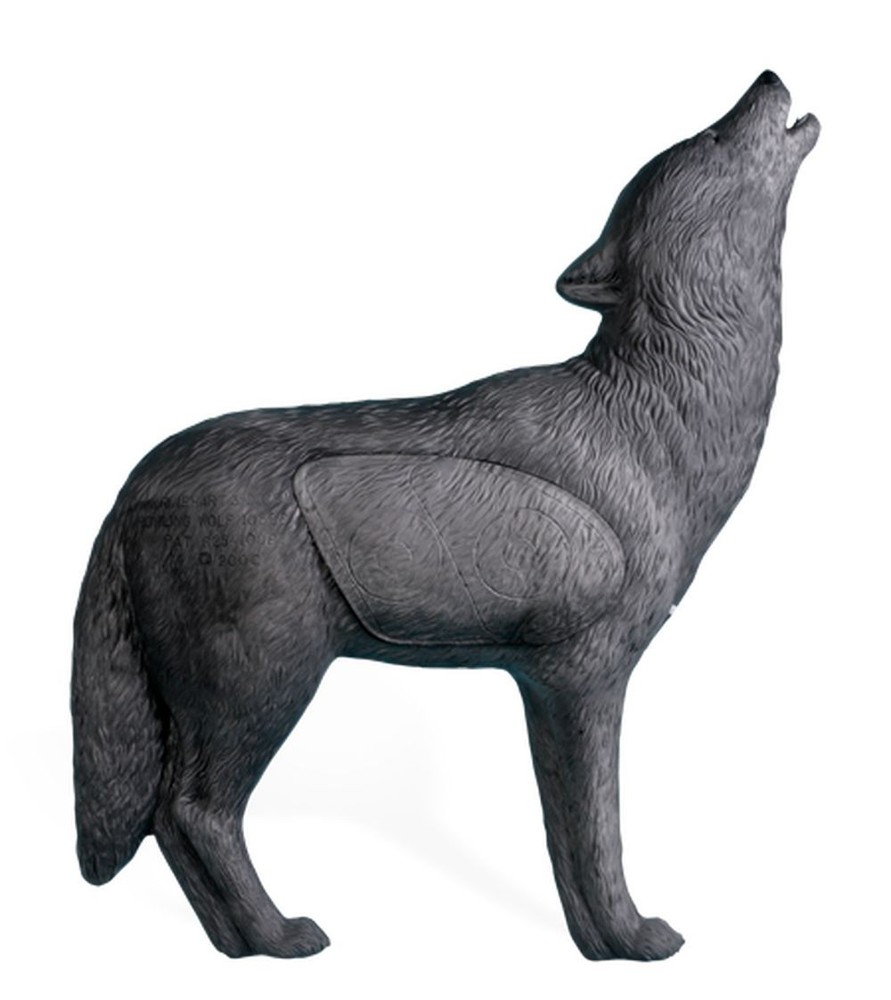 Rinehart Competition Series Grey Howling Wolf Archery Target - IBO