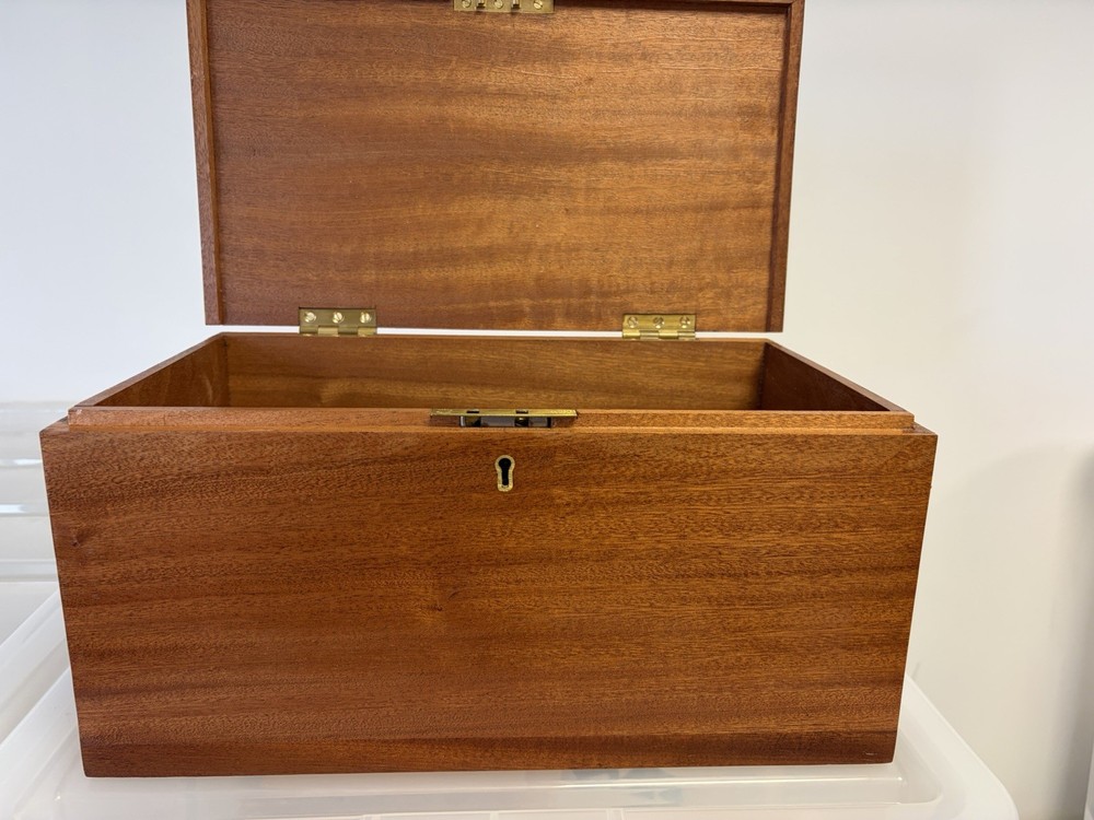 Mahogany Tool Box For Vintage Car