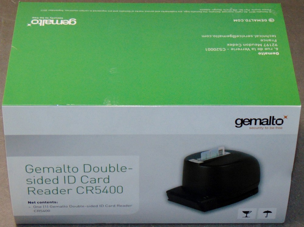 New Gemalto CR5400 Double Sided ID Card Scanner Reader Quantity Available