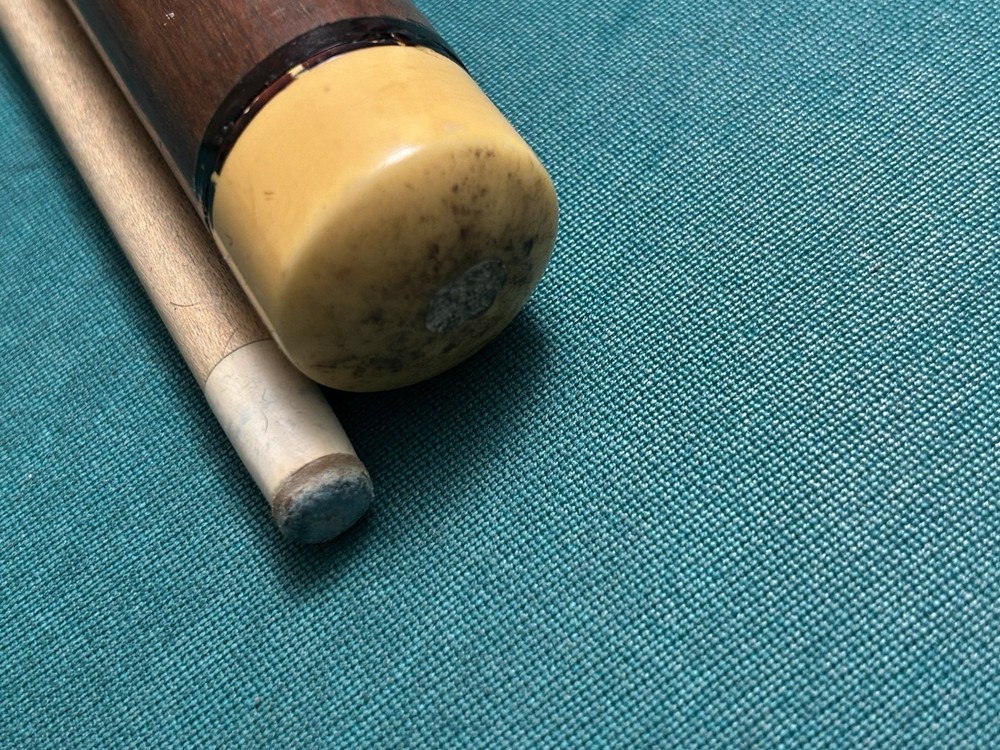 Vintage Inscribed Pool Cue