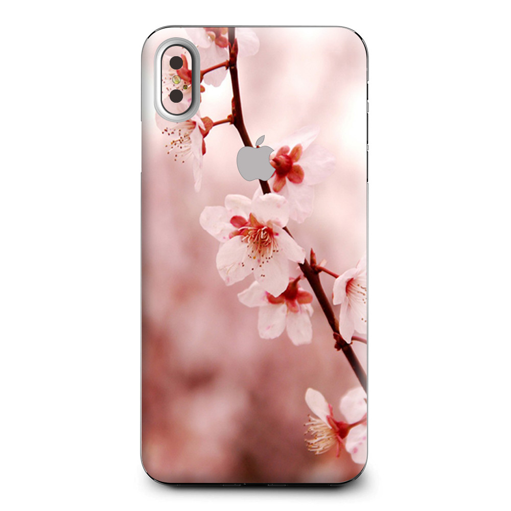 Skins Decal Wrap for Apple iPhone XS Max cherry blossoms