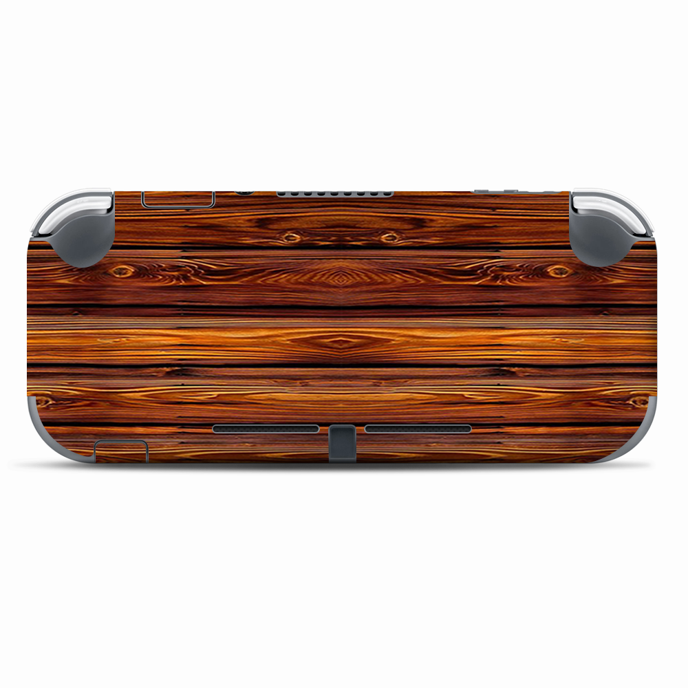 Skins Decals wrap for Nintendo Switch Lite - Red Deep Mahogany Wood Pattern