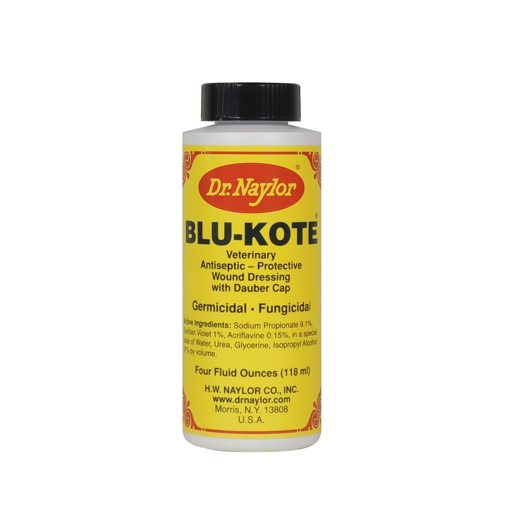 Blu-Kote Dauber (4 Oz.) - Fast Drying Antiseptic Wound Dressing