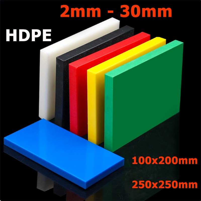 2mm - 30mm Thick Colourful HDPE Sheets High Density Polyethylene Plastic Plates