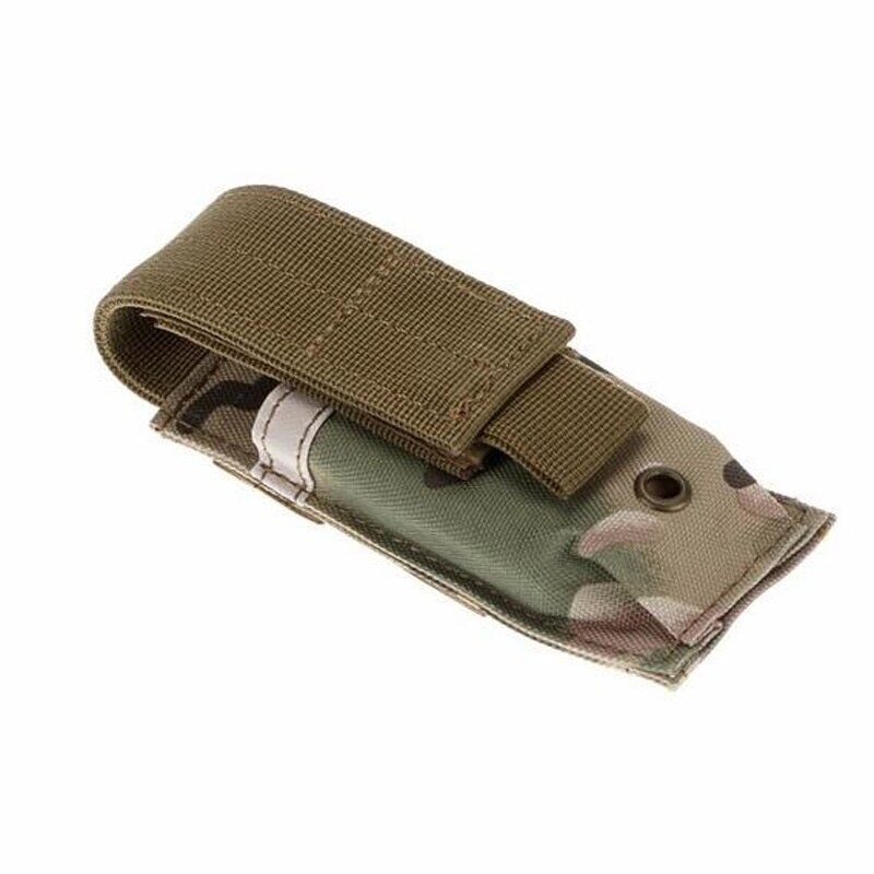 Folding Multi Function Pocket Knife Utility Tool Pouch Shealth Holster Torch