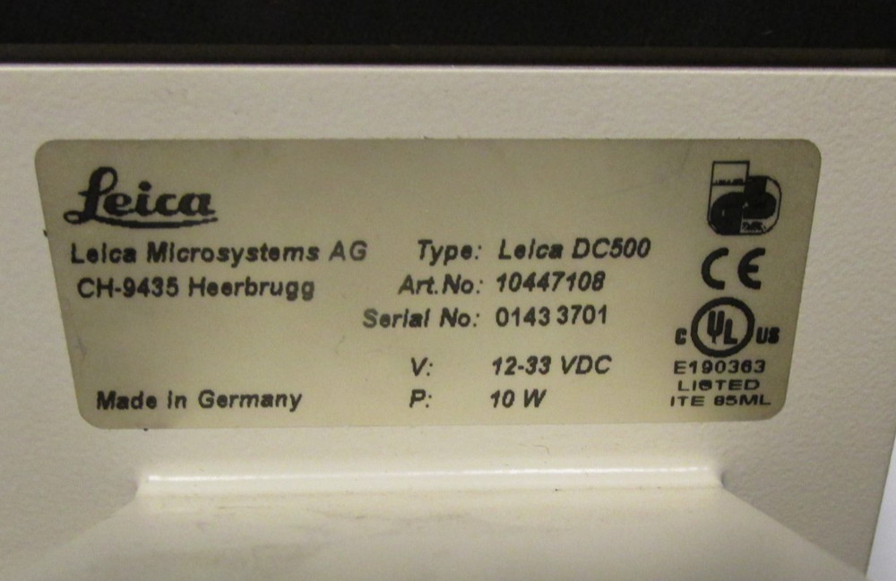 Leica DC500 microscope camera