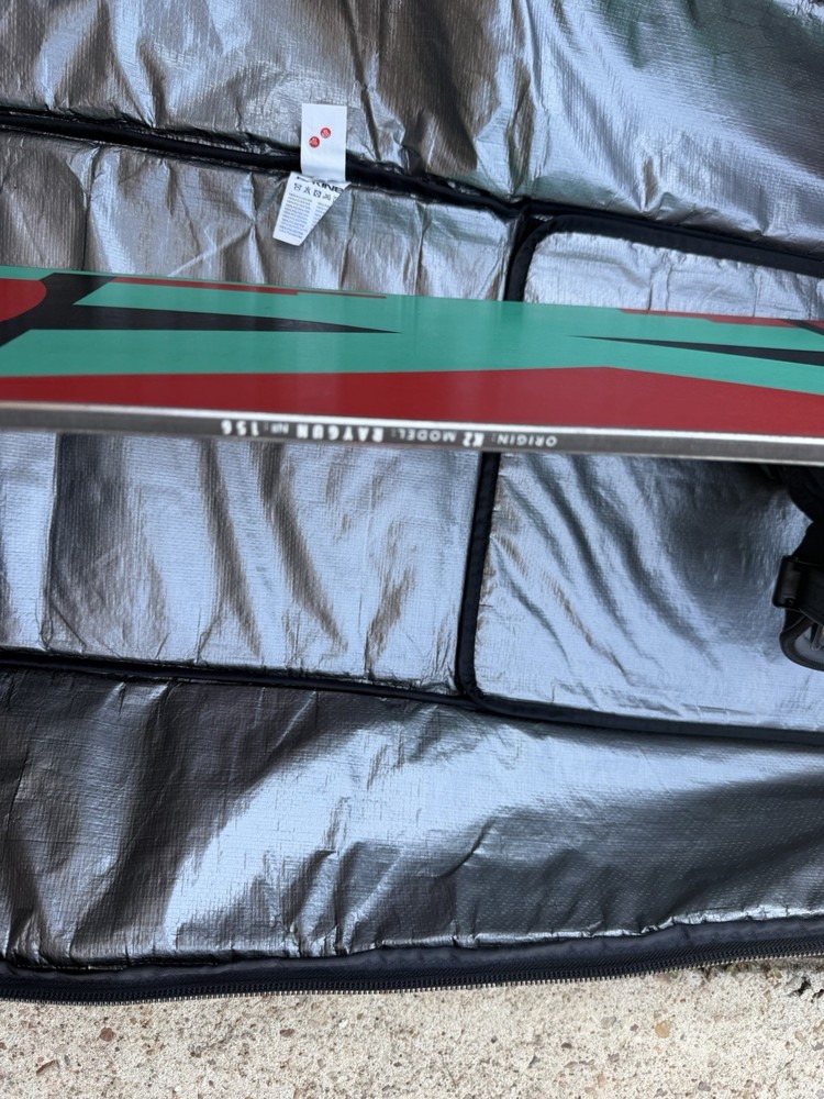 K2 Raygun Snowboard 156 bindings