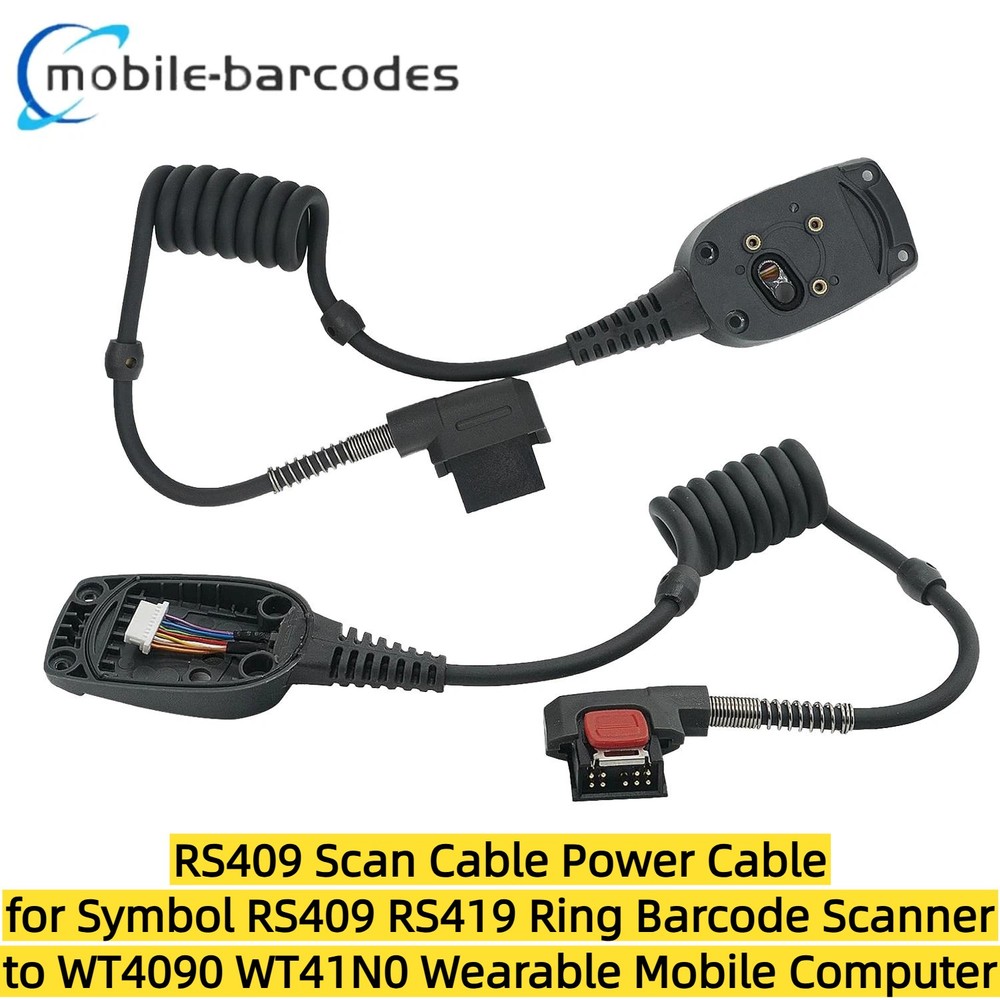 10X Scan Cable Power Cable for Symbol RS409 RS419 Ring Barcode Scanner