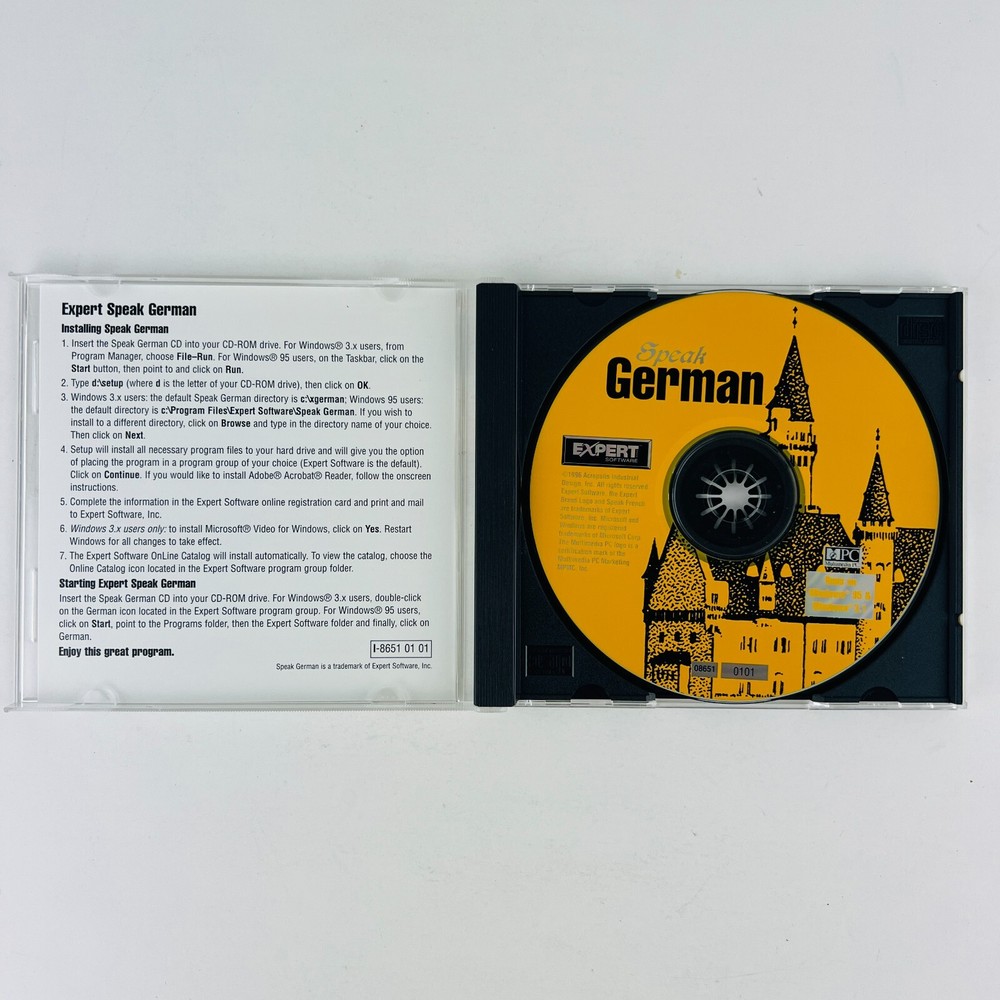 Speak German Language Expert Software PC CD-ROM Germany