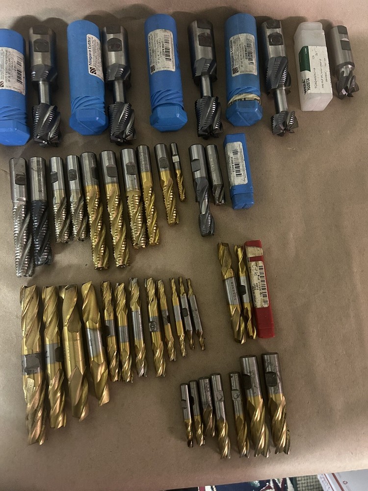 Lot 28 PCs. Endmills (Hogging Double And Single End Endmills