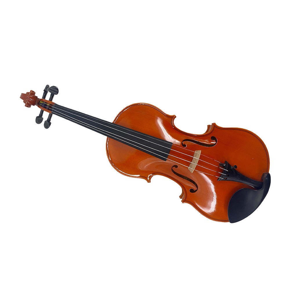 4/4 Full Size Violin Set Handcrafted One-Piece Tiger Maple Back with Case, Bow