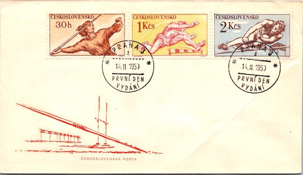 Czechoslovakia FDC 1959 Prague - J33523