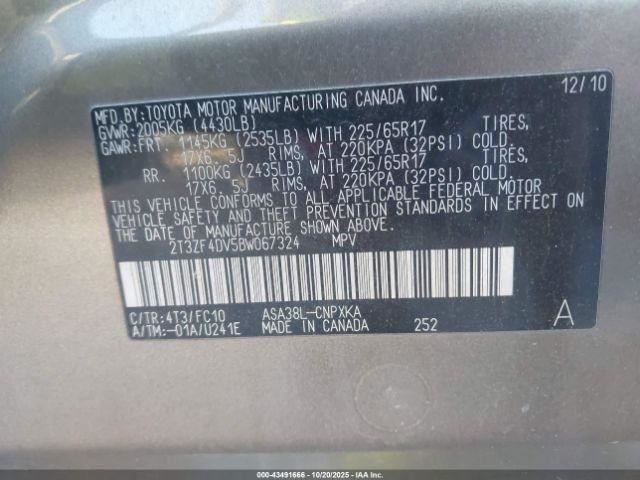 RAV 4 2011 Glove Box 4902913