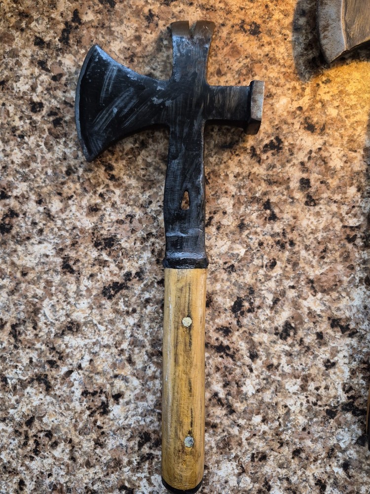 Pair (2) of Vintage Crate Hammer Nail Puller Tomahawk Multi Tool Box Hatchet