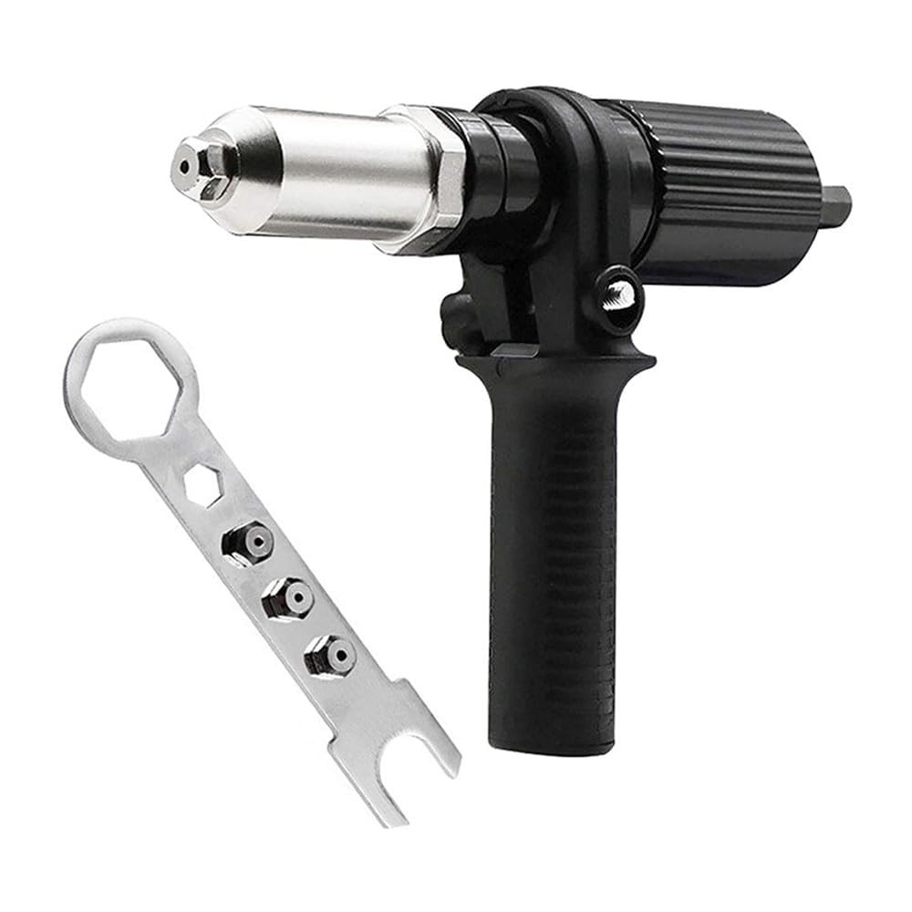 Rivet Gun Adapter Kit,Electric Power Drill Rivet Attachment,Easy Processing