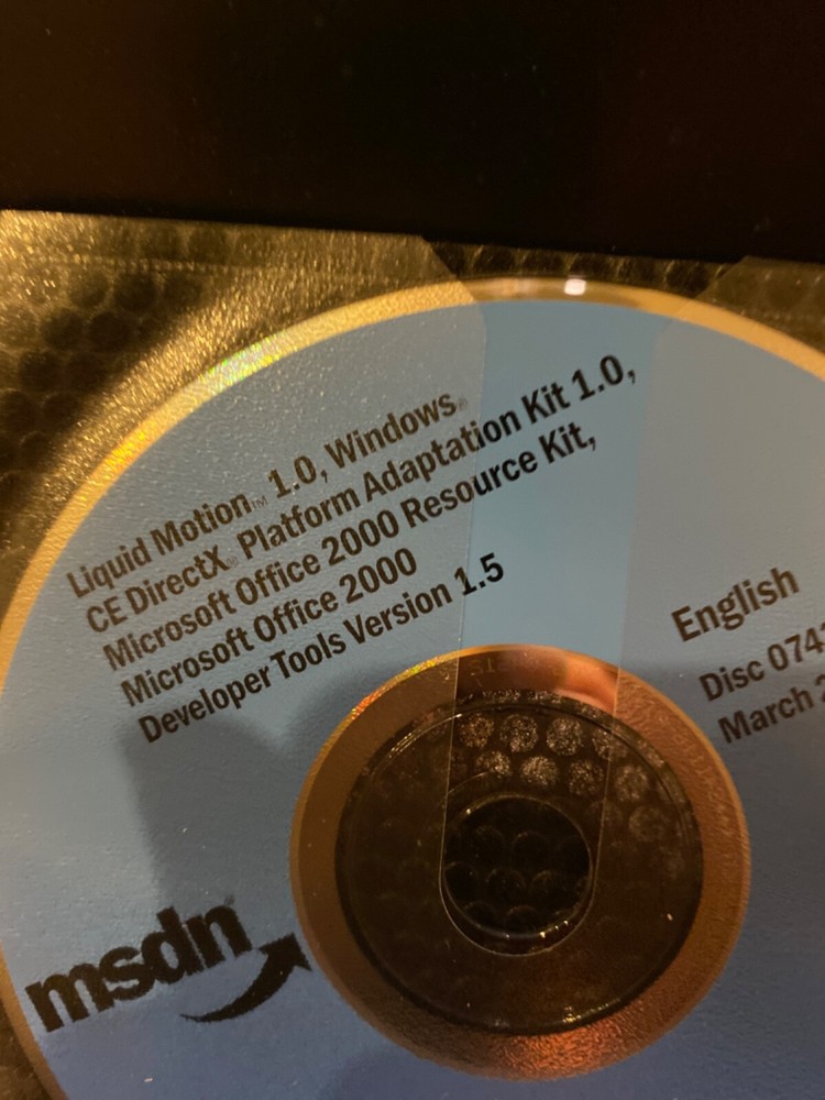 RARE AUTHENTIC & BRAND NEW Microsoft Office 2000 DirectX Dev Tools, more CD