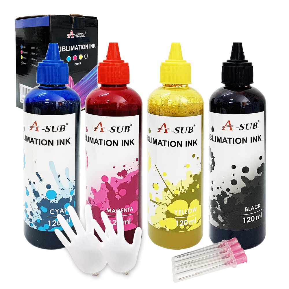 Sublimation Bundle - A-SUB Sublimation Ink 480ML + A-SUB Sublimation Paper 125g