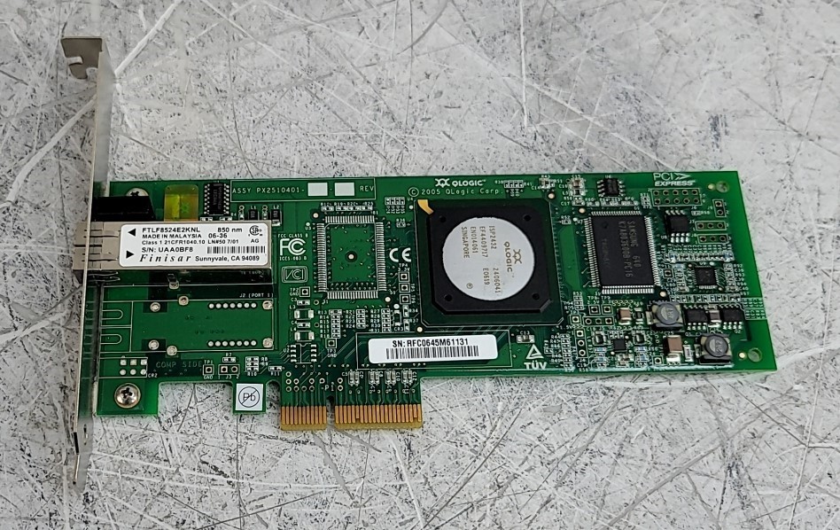 QLOGIC ISP2432 Fiber Controller Card PCIe 4Gbps