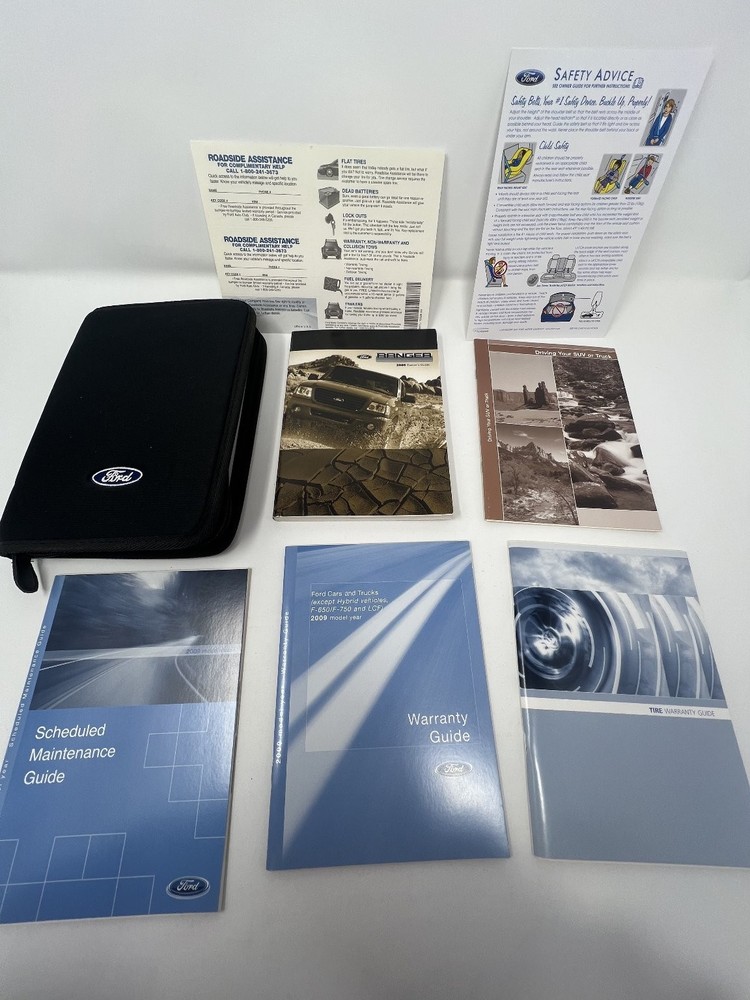 2009 Ford Ranger Owners Manual OEM Complete Set