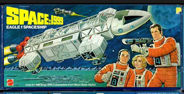 SPACE 1999 EAGLE ONE 1 MATTEL This is a help page for missing parts only CINFO