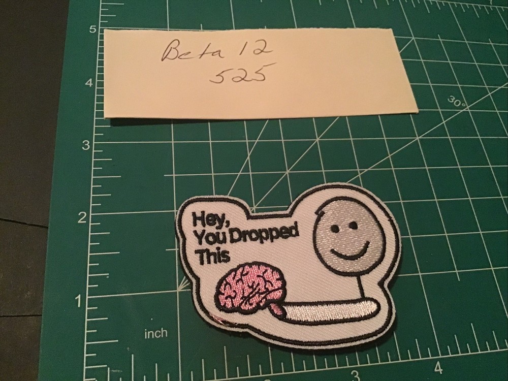 HEY YOU DROPPED THIS Sarcastic Morale Patch Hook and Loop