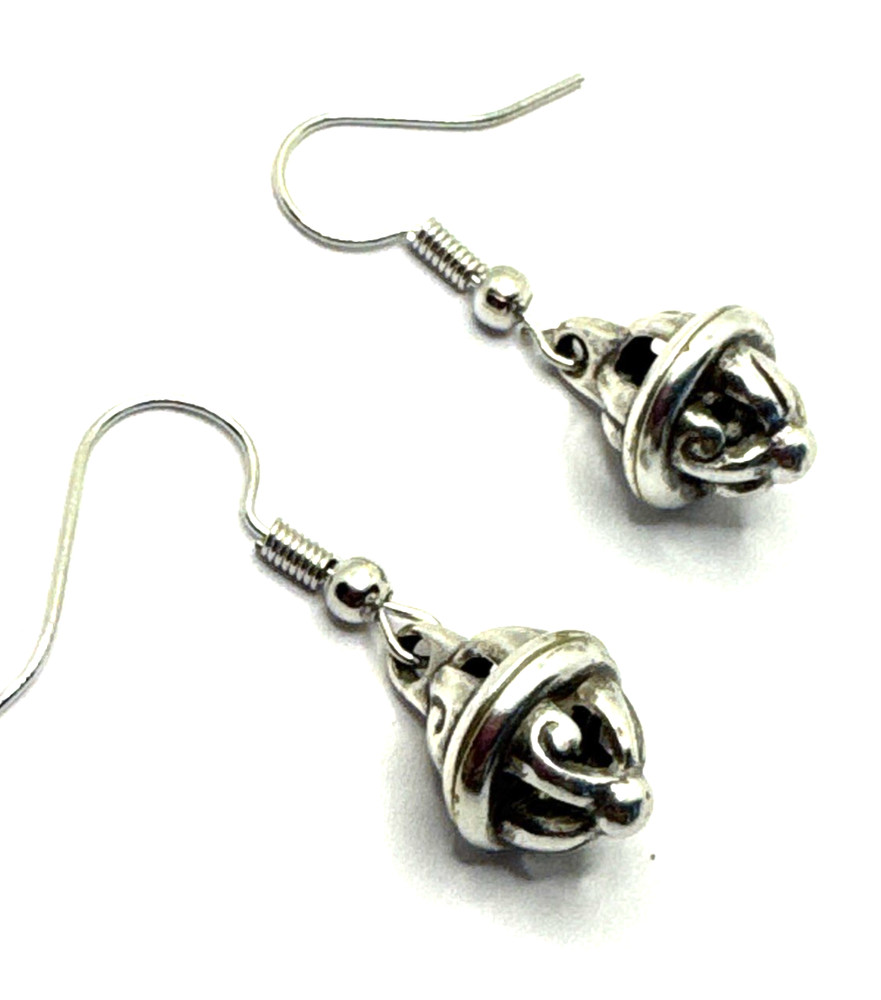 Brighton Silver Caged Beads Versatile Custom Earrings
