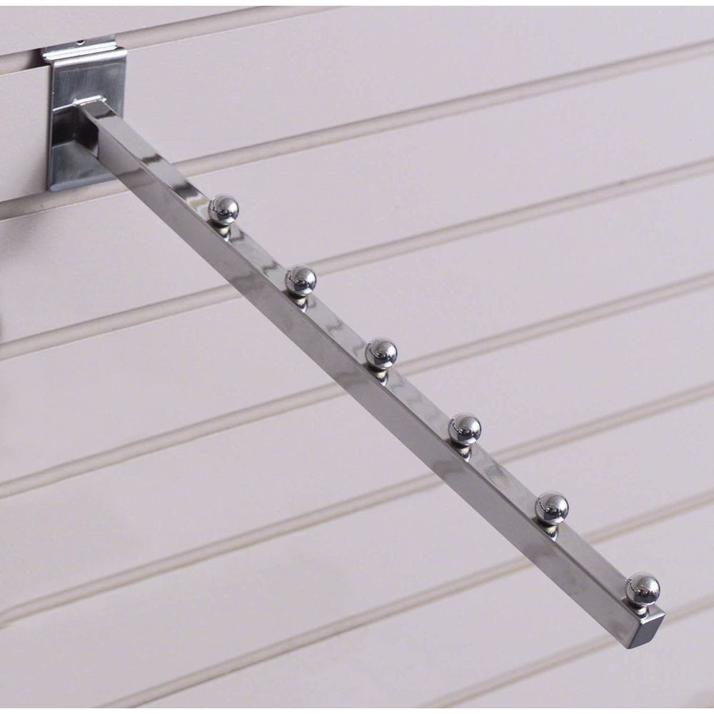 Chrome 6-Ball Slatwall Waterfall