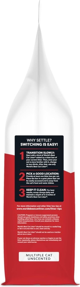 Multiple Cat Unscented Litter - Easy Scooping, Low Tracking