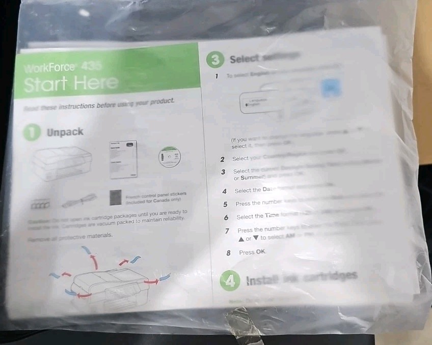 WorkForce 435 All-in-One Printer Copy/fax