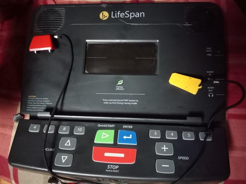 LifeSpan treadmill TR 1200i console