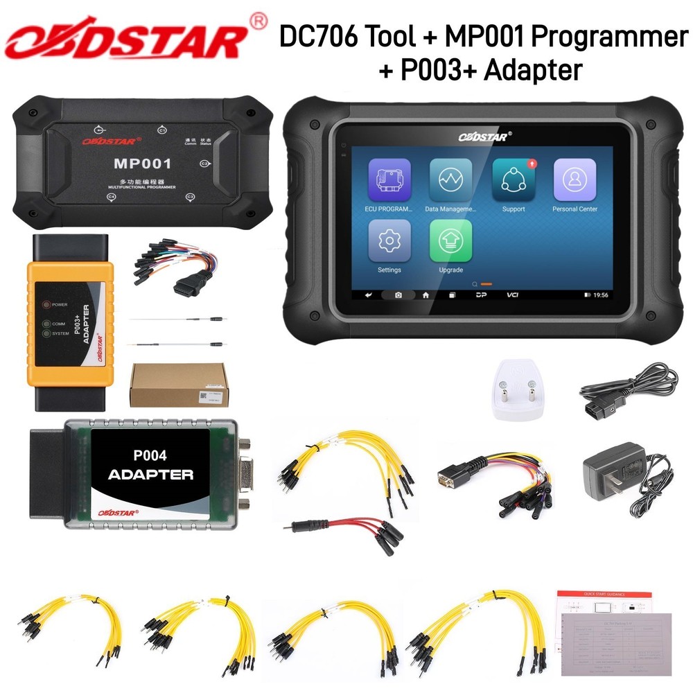 OBDSTAR DC706 Full Version E.CU Tool With MP001 Progarmmer Set & P003+ Adapter