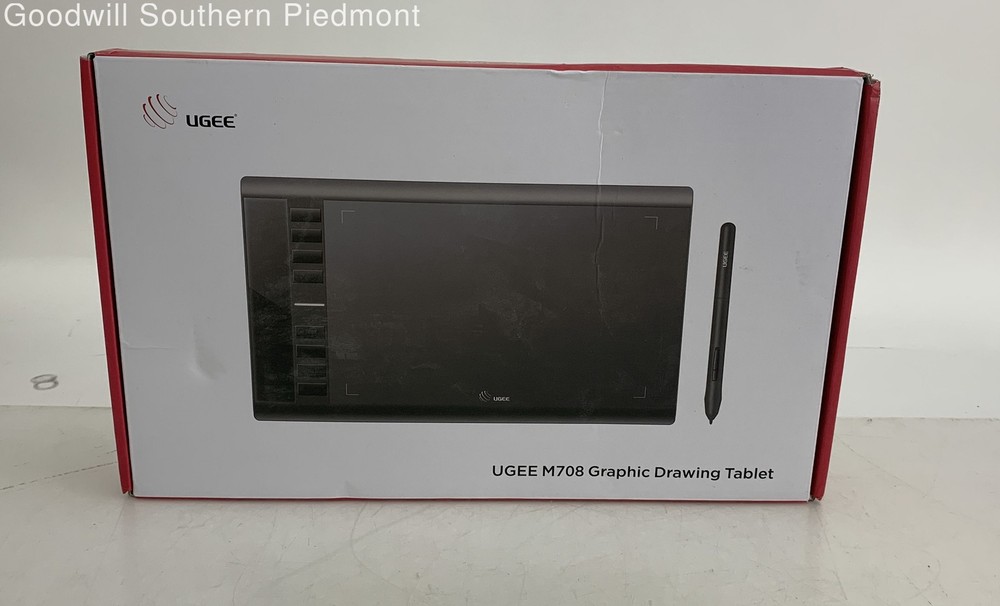 Ugee M708 Graphics Tablet Drawing Tablet with Stylus Bundle - Tested