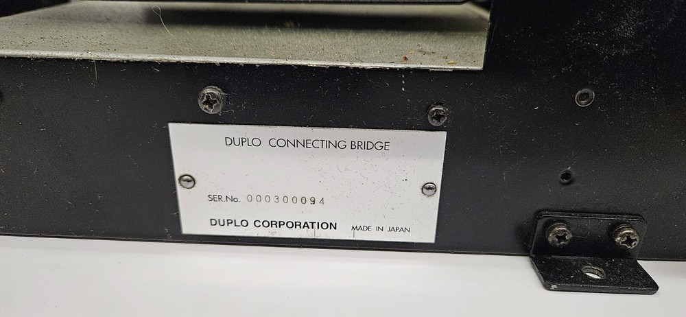 Duplo Collator Booklet Maker Bridge Kicker DBM 400 Conveyer Accessories