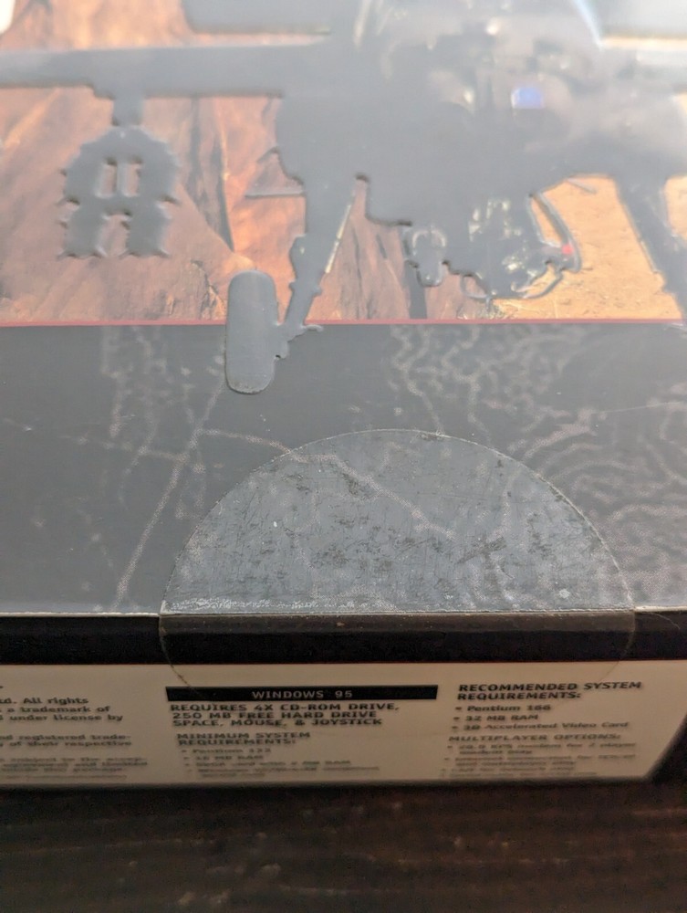 Team Apache Helicopter Combat PC CD-ROM, 1998 Big Box - NEW Read Description