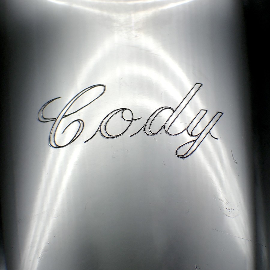 Buccellati Cup Sterling Silver Inscribed Cody