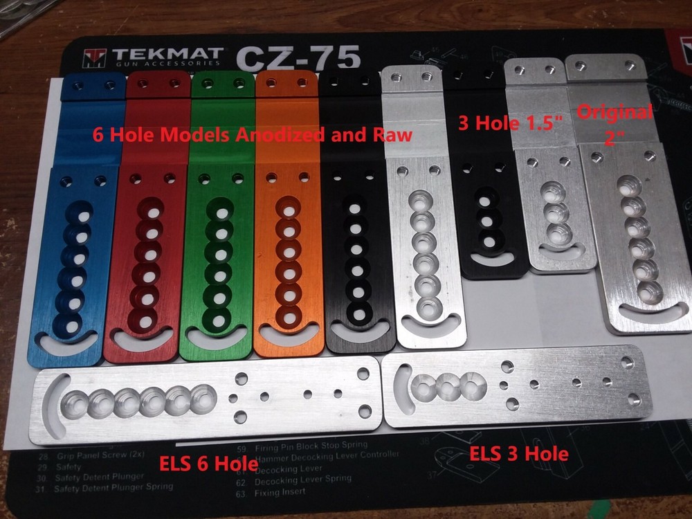 Holster Hanger for USPSA ***Blue Anodized*** Bladetech, Safariland, G-Code