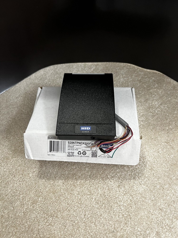 HID 920NTPNEK000FA iCLASS SE R40 Smart Card Reader, Wall Switch