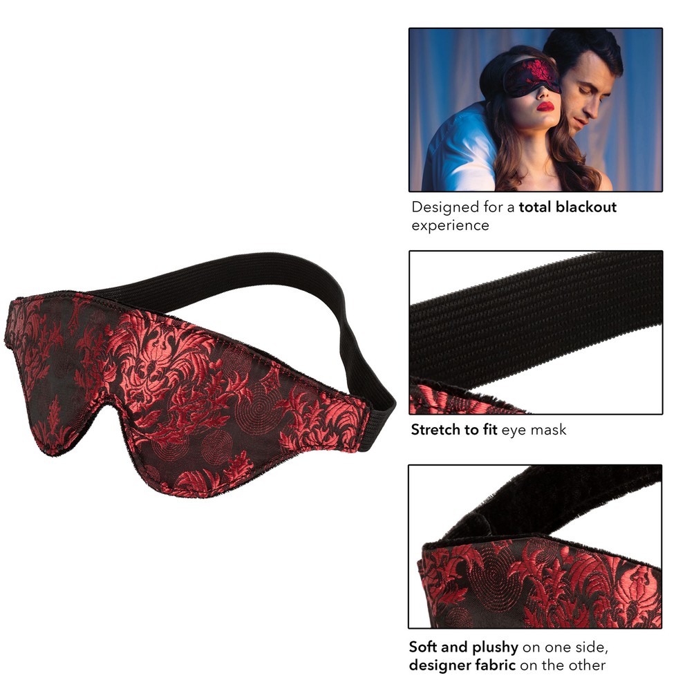 Bondage Eye Mask Double Layer Soft Comfy Fetish Blindfold Restraint BDSM