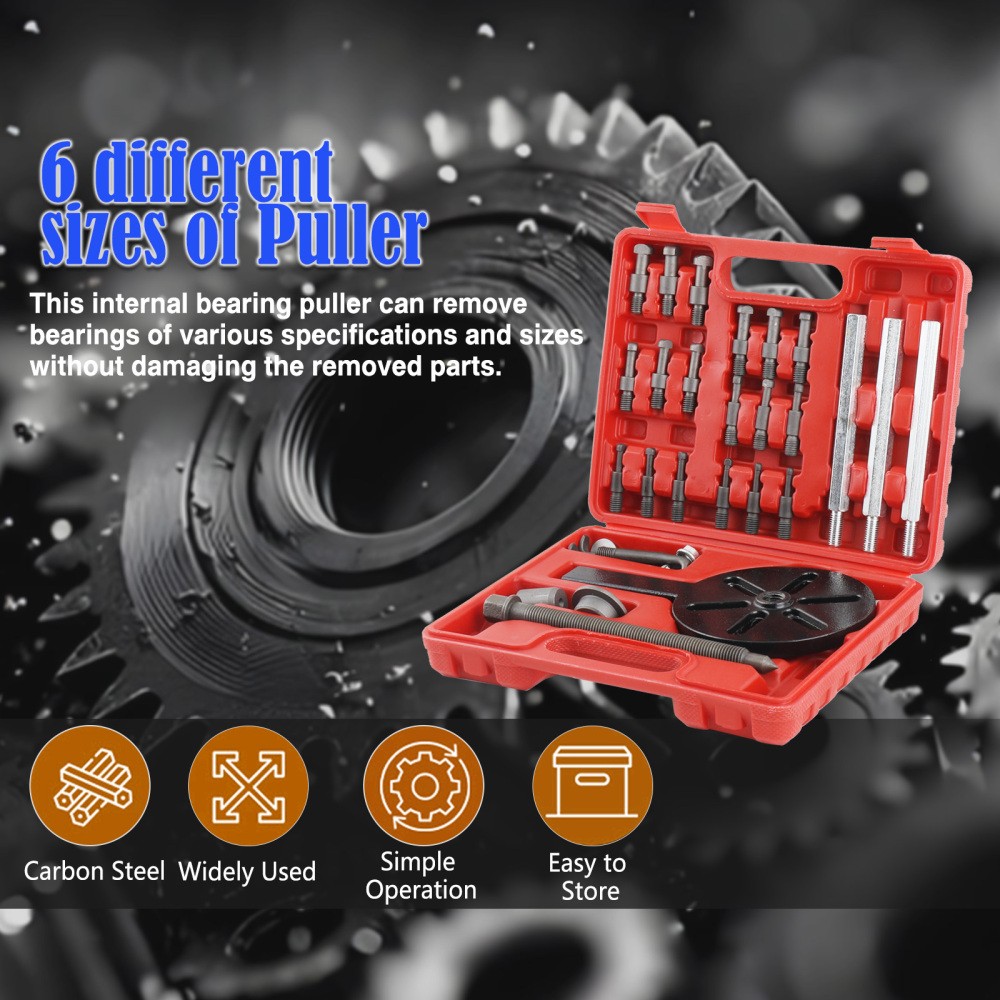 Three-Jaw Puller Set Bearing Disassembly Puller Inner Hole Removal Hand Tool New