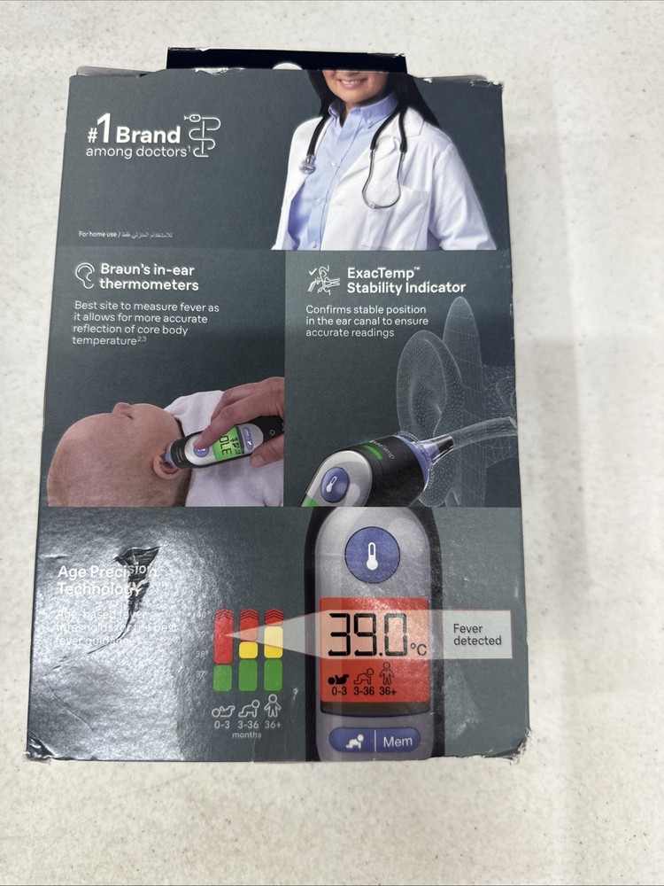 Braun ThermoScan 7 Ear Thermometer - Open Box
