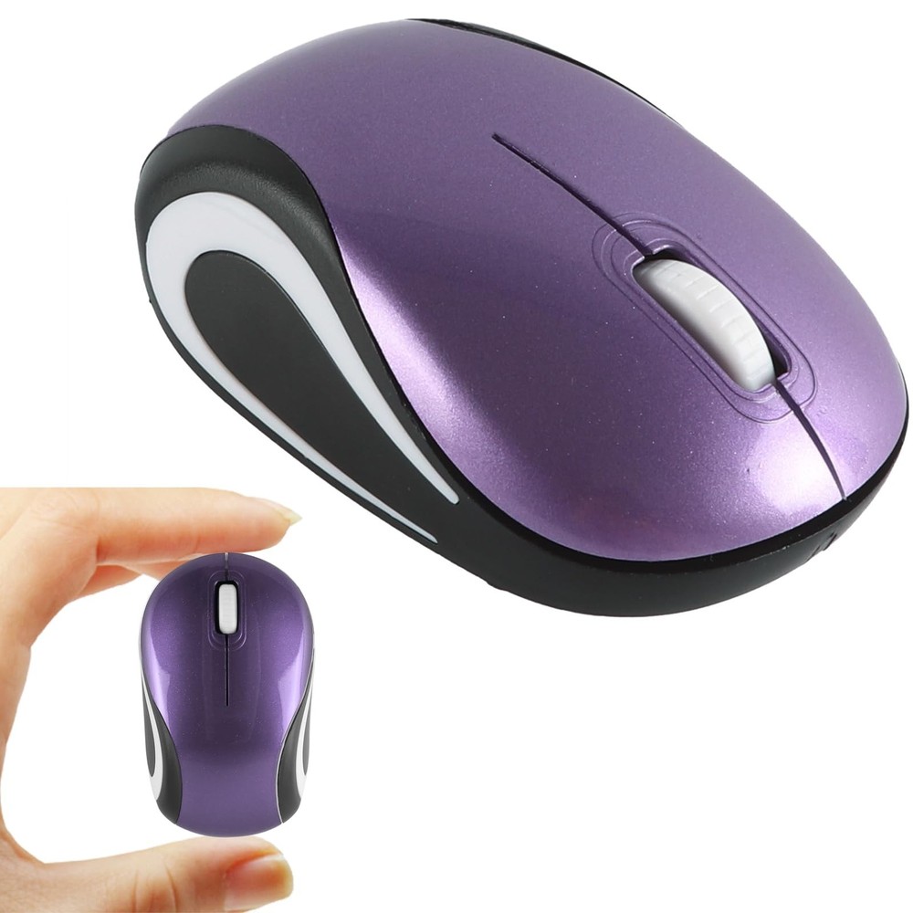 YOCUNKER Wireless Mini Mouse Ultra Portable, 1000DPI Computer Mouse Cordless,...