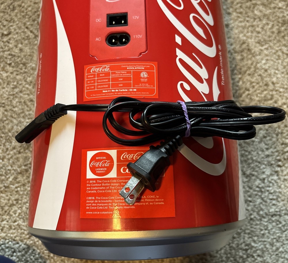 Coca-Cola Portable Mini Fridge # CC-06