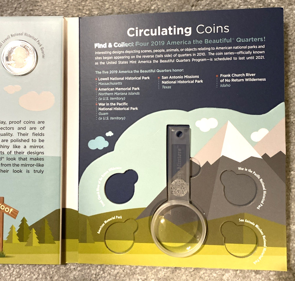 2019 US Mint Explore & Discover Coin Starter Kit Activity Book