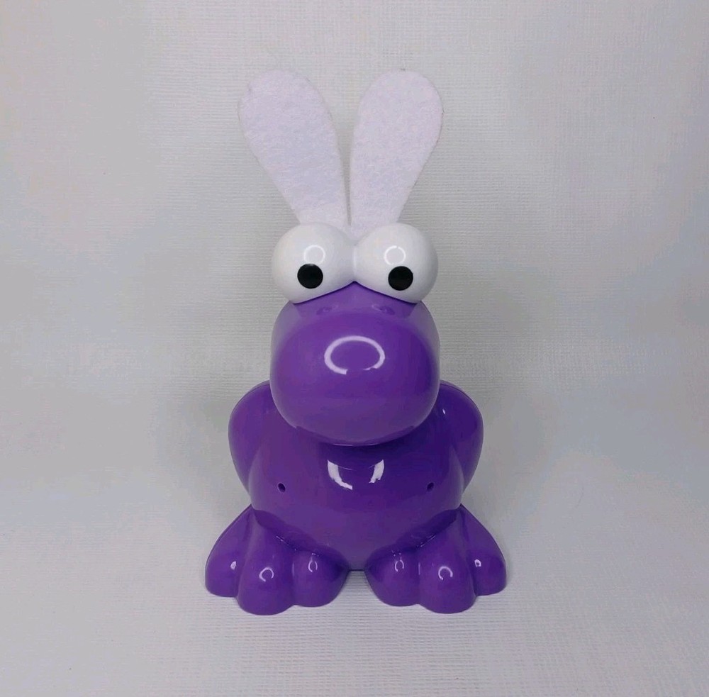 Big Nerds Purple Plastic Nerd Container Easter Bunny Felt Ears