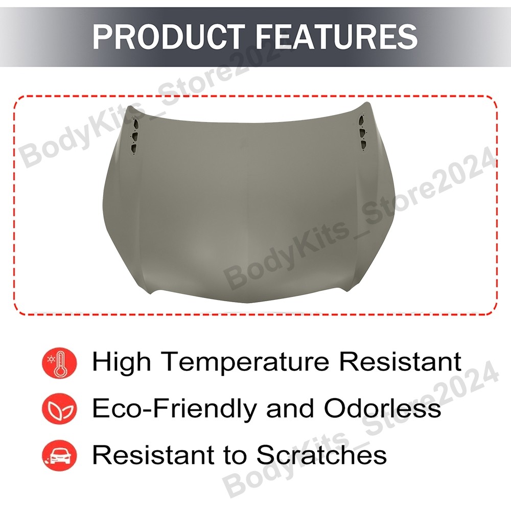 Primed Front Hood Panel For 2016-2020 Buick Envision Replacement