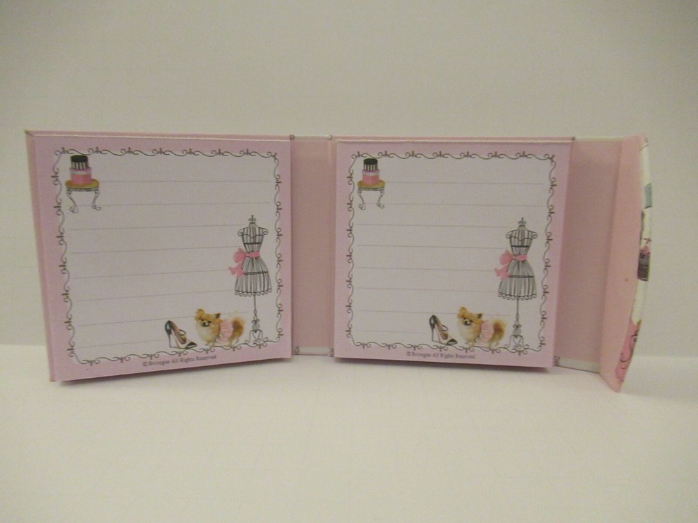 Brivogue - Mini Memo Notepad - Magnetic Foldover Closure