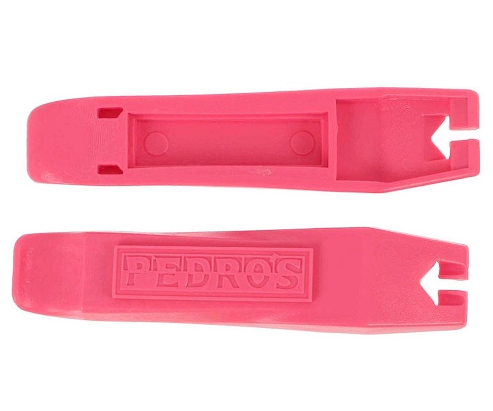 PINK Pair (2) Pedro's Bicycle Tire Change Levers / Easy Tube Change Tool