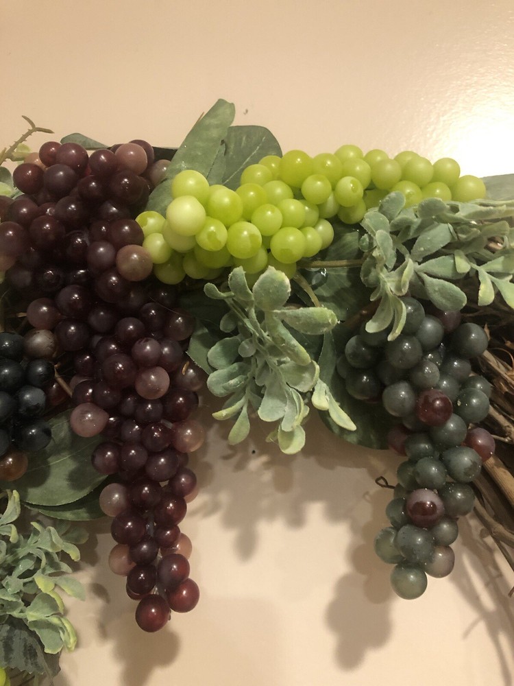 Fruit Wreath, Homemade. 18” In Diameter Wreath