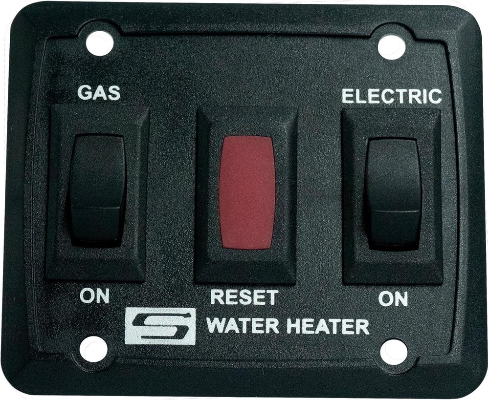 Suburban 233111 DEL Water Heater ON/OFF Wall Switch, Black RV Interior