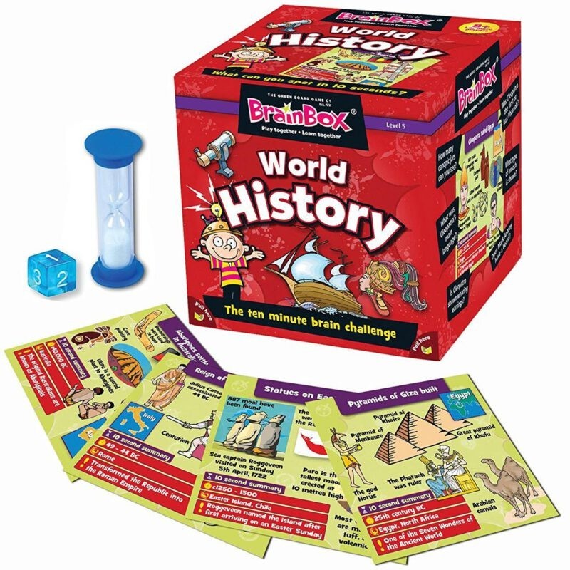 BrainBox World History Educational Memory Game